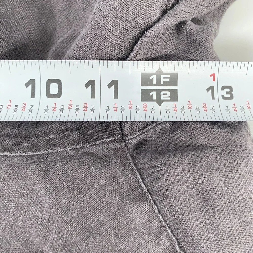 Onia Womens 100% Linen Drawstring Pants XL Brown Beach Vacation Travel Elastic - Picture 12 of 14